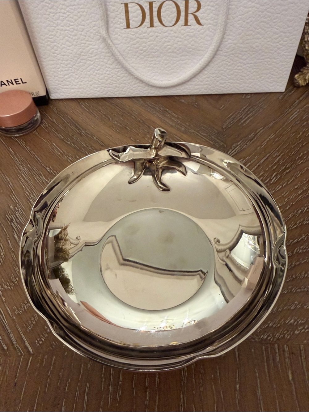 Anthropologie Damson Madder Steel Tomato Nut Bowl NEW - Picture 6 of 12